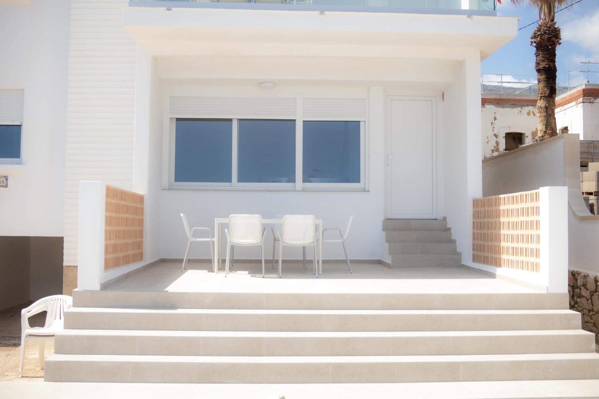 Vistas Y Terraza Panoramica Frente Al Mar En Denia, Las Rotas Exteriör bild